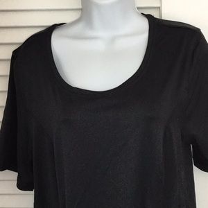 C J Banks black  spandex nylon top